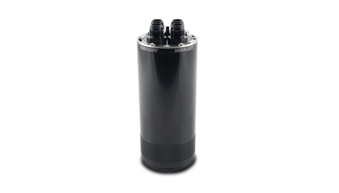 Vibrant Performance Catch Can, Gen 3 ®, Universal, Large, 10.47 Inch Length, 2 Liter Capacity, 4 Port – 12767