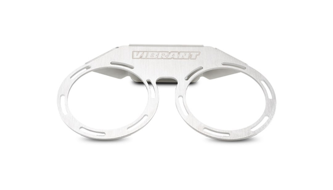 Vibrant Performance Catch Can Mounting Bracket, Gen 3 ®, Holds 2 Can, Stainless Steel – 12779