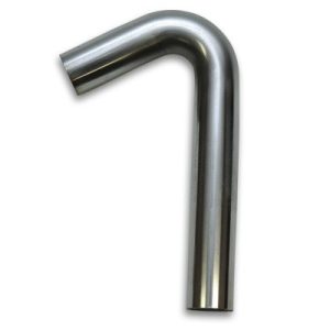 Vibrant Performance Exhaust Pipe – Bend 120 Degree, Fabrication Components, 1-1/2 Inch Outside Diameter, 16 Gauge Stainless Steel – 13002