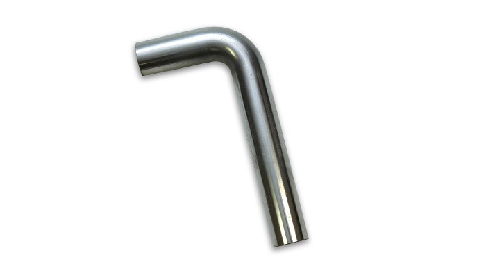 Vibrant Performance Exhaust Pipe – Bend 90 Degree, Fabrication Components, 1-5/8 Inch Outside Diameter, 16 Gauge Stainless Steel – 13033