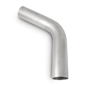 Vibrant Performance Exhaust Pipe – Bend 60 Degree, Fabrication Components, 2-3/4 Inch Outside Diameter, 16 Gauge Stainless Steel – 13071