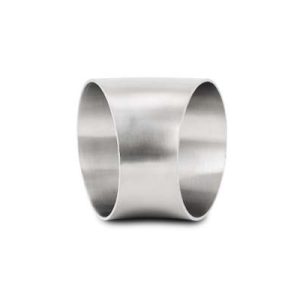 Vibrant Performance Exhaust Pipe – Bend 45 Degree, Fabrication Components, 4 Inch Outside Diameter, Stainless Steel, 4 Inch Center Line Radius – 13336