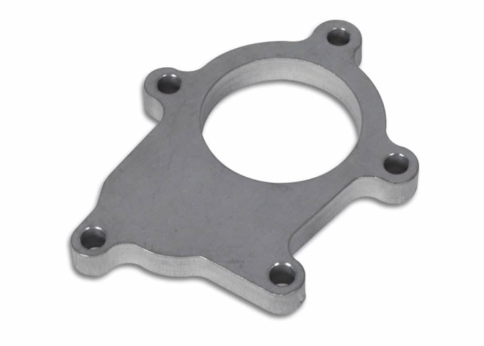 Vibrant Performance Turbocharger Down Pipe Flange, For Use with 5 Bolt T3 Turbochargers, 1/2 Inch Thick Mild Steel – 14330