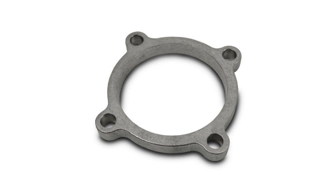 Vibrant Performance Turbocharger Down Pipe Flange, For Use with 4 Bolt Gt Series/T3 Turbochargers, 1/2 Inch Thick Mild Steel – 14380
