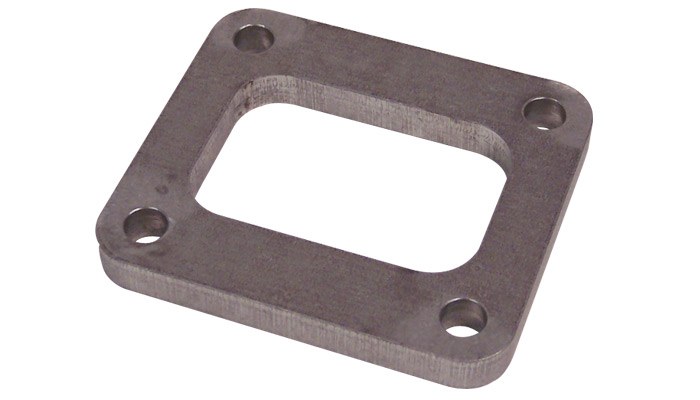 Vibrant Performance Turbocharger Inlet Flange, For Use with T04 Turbochargers, Undivided, 1/2 Inch Thick Stainless Steel, With Drilled Holes – 1441