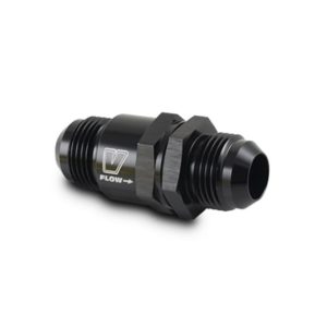 Vibrant Performance Oil Check Valve, Piston Style, -8 AN, Black, Anodized Aluminum, Single – 16022