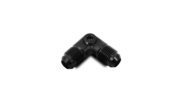 Vibrant Performance Adapter Fitting, -6AN Male with 1/8 Inch NPT Port, Anodized, Black, Aluminum, Single – 16536