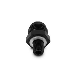 Vibrant Performance Adapter Fitting, Fabrication Components, -4AN Male to 12 Millimeter X 1.25 Thread Male, Andodized, Black, Aluminum, Single – 16608