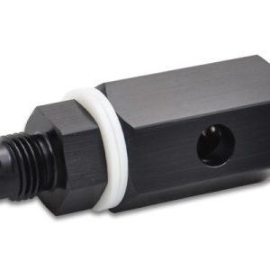 Vibrant Performance Fuel Cell Roll Over Valve, -6AN, Black, Aluminum – 16716