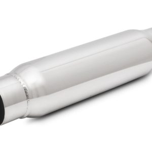 Vibrant Performance Exhaust Resonator, Stainless Steel, 3-1/2 Inch Outside Diameter X 12 Inch Overall Length – 1790