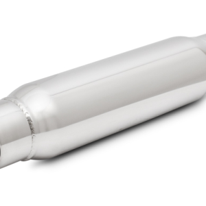 Vibrant Performance Exhaust Resonator, Stainless Steel, 3-1/2 Inch Outside Diameter X 18 Inch Overall Length – 1791