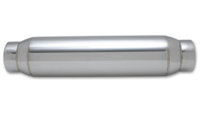 Vibrant Performance Exhaust Resonator, Stainless Steel, 4 Inch Outside Diameter X 12 Inch Overall Length – 1792