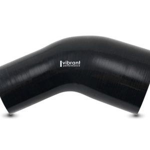 Vibrant Performance Intercooler Hose Coupling, 2-1/4 Inch Inside Diameter to 3 Inch Inside Diameter, 45 Degree Elbow – 19760