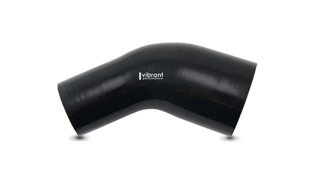 Vibrant Performance Intercooler Hose Coupling, 2-3/4 Inch Inside Diameter to 3 Inch Inside Diameter, 45 Degree Elbow – 19766