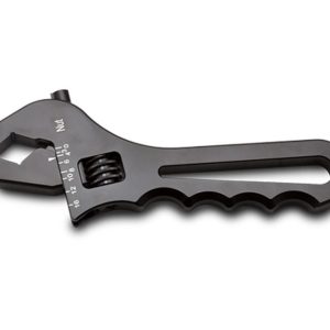 Vibrant Performance Adjustable Wrench, -4AN to -16AN, Black, Aluminum, Single – 20993