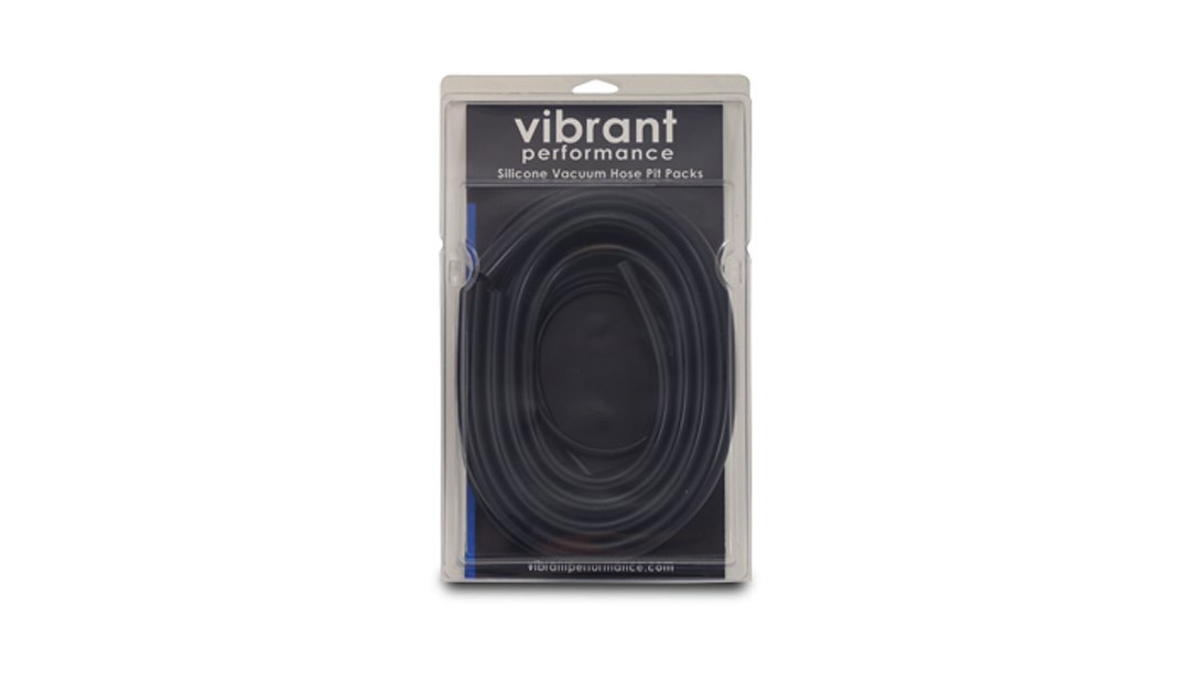 Vibrant Performance Vacuum Hose, Pit Packs, Assorted Sizes, Assorted Lengths, Black, Silicone, Exceeds SAE J20R3 Standard – 2104