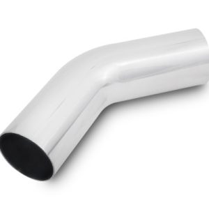 Vibrant Performance Exhaust Pipe – Bend 45 Degree, Fabrication Components, 1-1/2 Inch Outside Diameter, Aluminum, 2-1/4 Inch Centerline Radius – 2156
