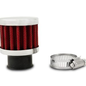 Vibrant Performance Crankcase Breather Filter, Clamp on with 3/8 Inch Inside Diameter Inlet, 2-1/8 Inch Outside Diameter X 2-5/8 Inch Height – 2165