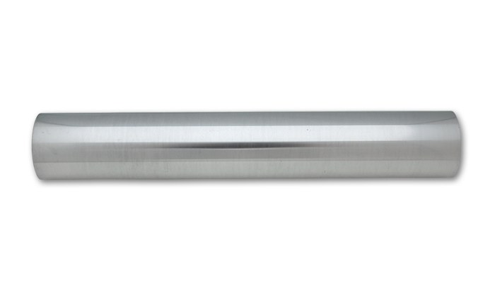 Vibrant Performance Turbocharger Intercooler Pipe, Fabrication Components, 1-1/2 Inch Outside Diameter, Polished T6061 Aluminum, 18 Inch Length – 2171