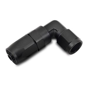 Vibrant Performance Hose End Fitting, -10AN, 90 Degree, Aluminum – 21990