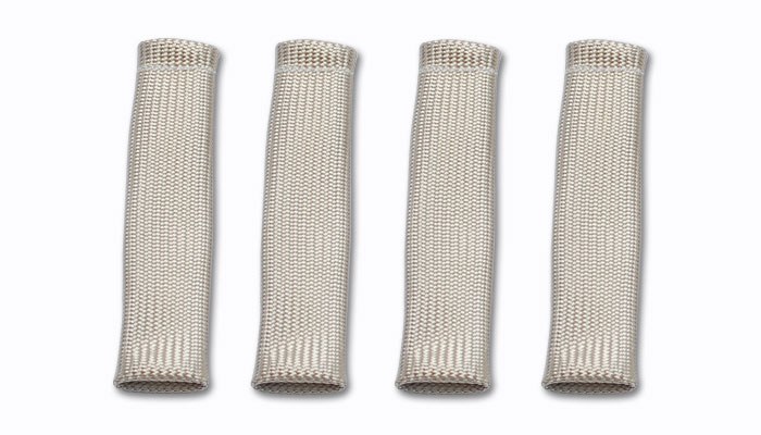 Vibrant Performance Spark Plug Boot Heat Sleeve, Fabrication Components, 3/4 Inch Diameter, Set of 4, Natural – 25890
