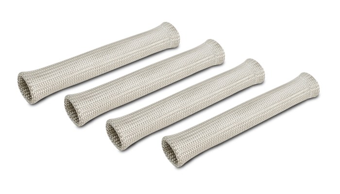 Vibrant Performance Spark Plug Boot Heat Sleeve, Fabrication Components, 3/4 Inch Diameter, Set of 4, Natural – 25890