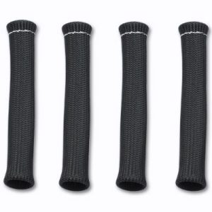 Vibrant Performance Spark Plug Boot Heat Sleeve, Fabrication Components, 3/4 Inch Diameter, Set of 4, Black – 25891