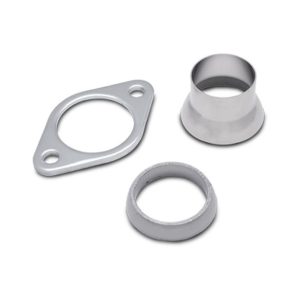 Vibrant Performance Exhaust Header Reducer, Slip IN with Flange, 2-1/2 Inch Collector Diameter, 2-1/2 Inch Exhaust Pipe Diameter – 2599