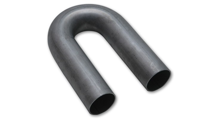 Vibrant Performance Exhaust Pipe – Bend 180 Degree, Fabrication Components, 1-3/8 Inch Outside Diameter, Stainless Steel – 2619