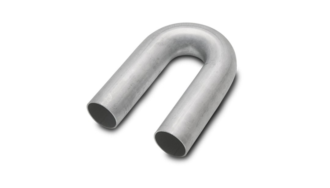 Vibrant Performance Exhaust Pipe – Bend 180 Degree, Fabrication Components, 2 Inch Outside Diameter, Stainless Steel, 2 Inch Centerline Radius – 2624