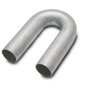 Vibrant Performance Exhaust Pipe – Bend 180 Degree, Fabrication Components, 2-1/4 Inch Outside Diameter, Stainless Steel – 2626