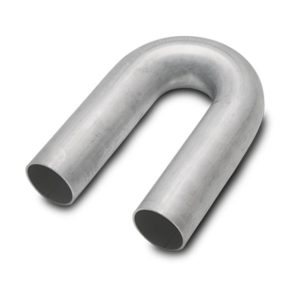 Vibrant Performance Exhaust Pipe – Bend 180 Degree, Fabrication Components, 2-1/2 Inch Outside Diameter, Stainless Steel – 2628