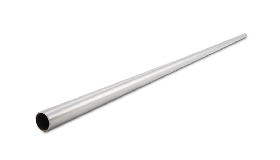 Vibrant Performance Exhaust Pipe, Fabrication Components, 1-1/2 Inch Outside Diameter, 16 Gauge Stainless Steel, 5 Foot Length – 2636