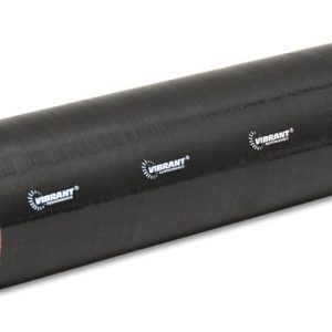 Vibrant Performance Intercooler Hose Coupling, 2-1/4 Inch Inside Diameter, Straight, 12 Inch Length, Black, 4 Ply Reinforced Silicone – 27091