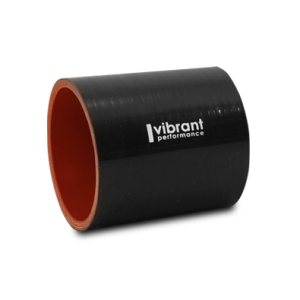 Vibrant Performance Intercooler Hose Coupling, 2-1/2 Inch Inside Diameter, Straight, 3 Inch Length, Black, 4 Ply Reinforced Silicone – 2710
