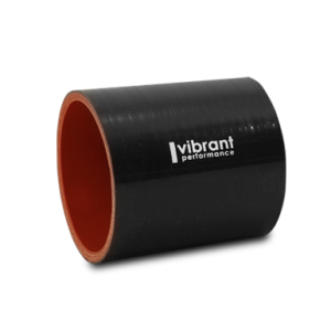 Vibrant Performance Intercooler Hose Coupling, 2-3/4 Inch Inside Diameter, Straight, 3 Inch Length, Black, 4 Ply Reinforced Silicone – 2712