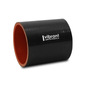 Vibrant Performance Intercooler Hose Coupling, 3 Inch Inside Diameter, Straight, 3 Inch Length, Black, 4 Ply Reinforced Silicone – 2714