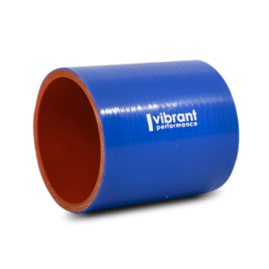 Vibrant Performance Intercooler Hose Coupling, 3 Inch Inside Diameter, Straight, 3 Inch Length, Blue, 4 Ply Reinforced Silicone – 2714B