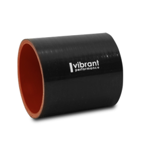 Vibrant Performance Intercooler Hose Coupling, 5 Inch Inside Diameter, Straight, 3 Inch Length, Black, 4 Ply Reinforced Silicone – 2724