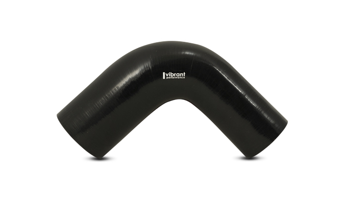Vibrant Performance Intercooler Hose Coupling, 2-1/2 Inch Inside Diameter, 90 Degree Elbow, 3-3/4 Inch Leg Length with 2-1/2 Inch Bend Radius – 2742