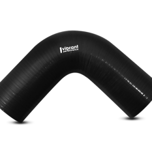 Vibrant Performance Intercooler Hose Coupling, 4 Inch Inside Diameter, 90 Degree Elbow, 3 Inch Leg Length with 4 Inch Bend Radius, Black – 2746