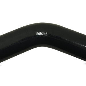 Vibrant Performance Intercooler Hose Coupling, 2-1/4 Inch Inside Diameter, 45 Degree Elbow, 4-3/4 Inch Leg Length with 4 Inch Bend Radius – 2751