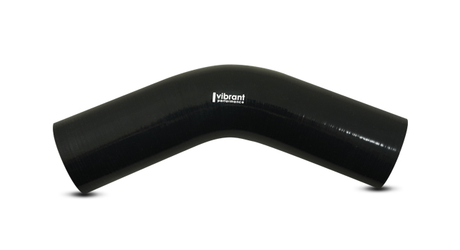 Vibrant Performance Intercooler Hose Coupling, 2-1/2 Inch Inside Diameter, 45 Degree Elbow, 4-1/2 Inch Leg Length with 4 Inch Bend Radius – 2752