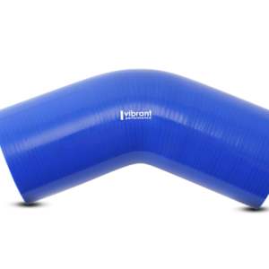 Vibrant Performance Intercooler Hose Coupling, 2-1/2 Inch Inside Diameter, 45 Degree Elbow, 4-1/2 Inch Leg Length with 4 Inch Bend Radius – 2752B
