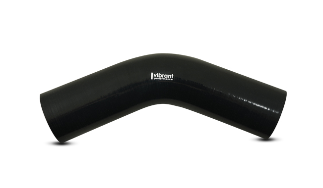 Vibrant Performance Intercooler Hose Coupling, 2-3/4 Inch Inside Diameter, 45 Degree Elbow, 4-1/4 Inch Leg Length with 2-3/4 Inch Bend Radius – 2753