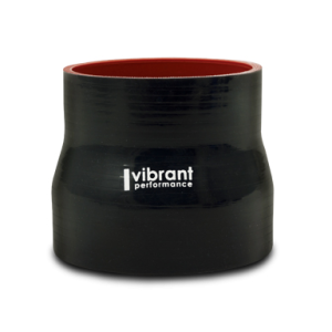Vibrant Performance Intercooler Hose Coupling, 3 Inch Inside Diameter to 3-1/4 Inch Inside Diameter, Straight Transition, 3 Inch Length, Black – 2760