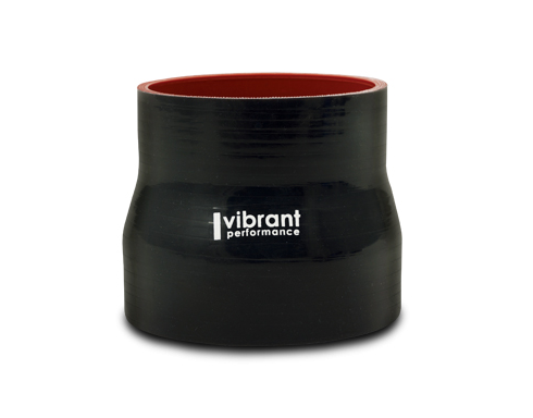 Vibrant Performance Intercooler Hose Coupling, 3 Inch Inside Diameter to 3-1/4 Inch Inside Diameter, Straight Transition, 3 Inch Length, Black – 2760