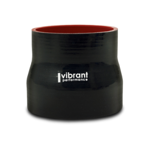 Vibrant Performance Intercooler Hose Coupling, 2-1/4 Inch Inside Diameter to 3 Inch Inside Diameter, Straight Transition, 3 Inch Length, Black – 2770