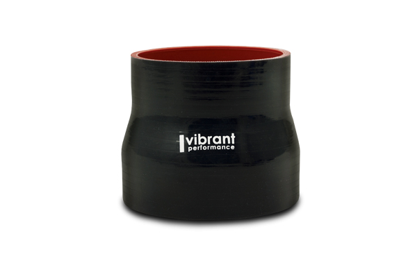 Vibrant Performance Intercooler Hose Coupling, 2-1/4 Inch Inside Diameter to 3 Inch Inside Diameter, Straight Transition, 3 Inch Length, Black – 2770