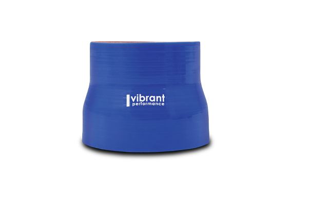 Vibrant Performance Intercooler Hose Coupling, 2-1/2 Inch Inside Diameter to 3 Inch Inside Diameter, Straight Transition, 3 Inch Length, Blue – 2772B